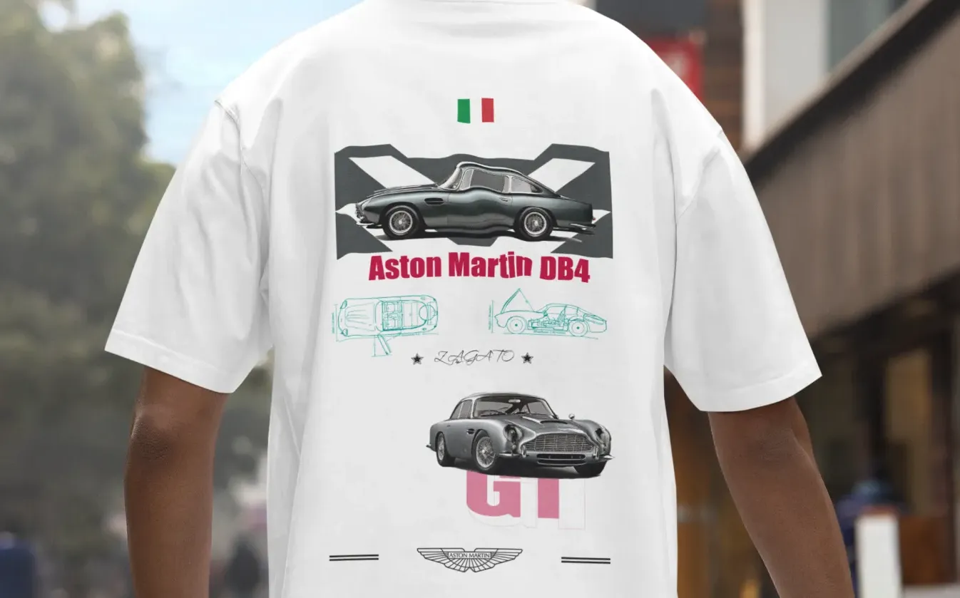 Aston Martin DB4 Zagato Oversized T-Shirt