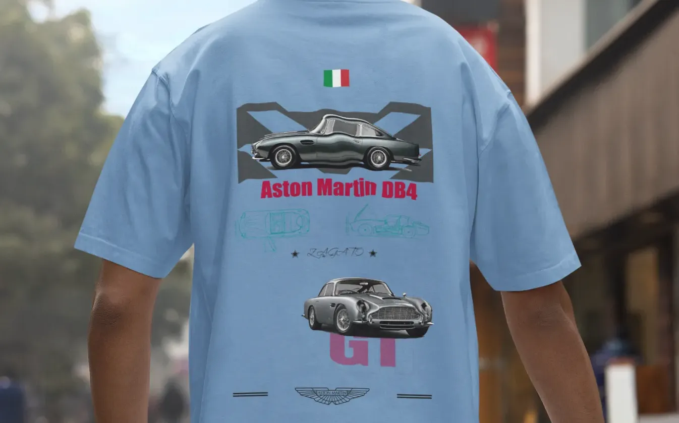 Aston Martin DB4 Zagato Oversized T-Shirt
