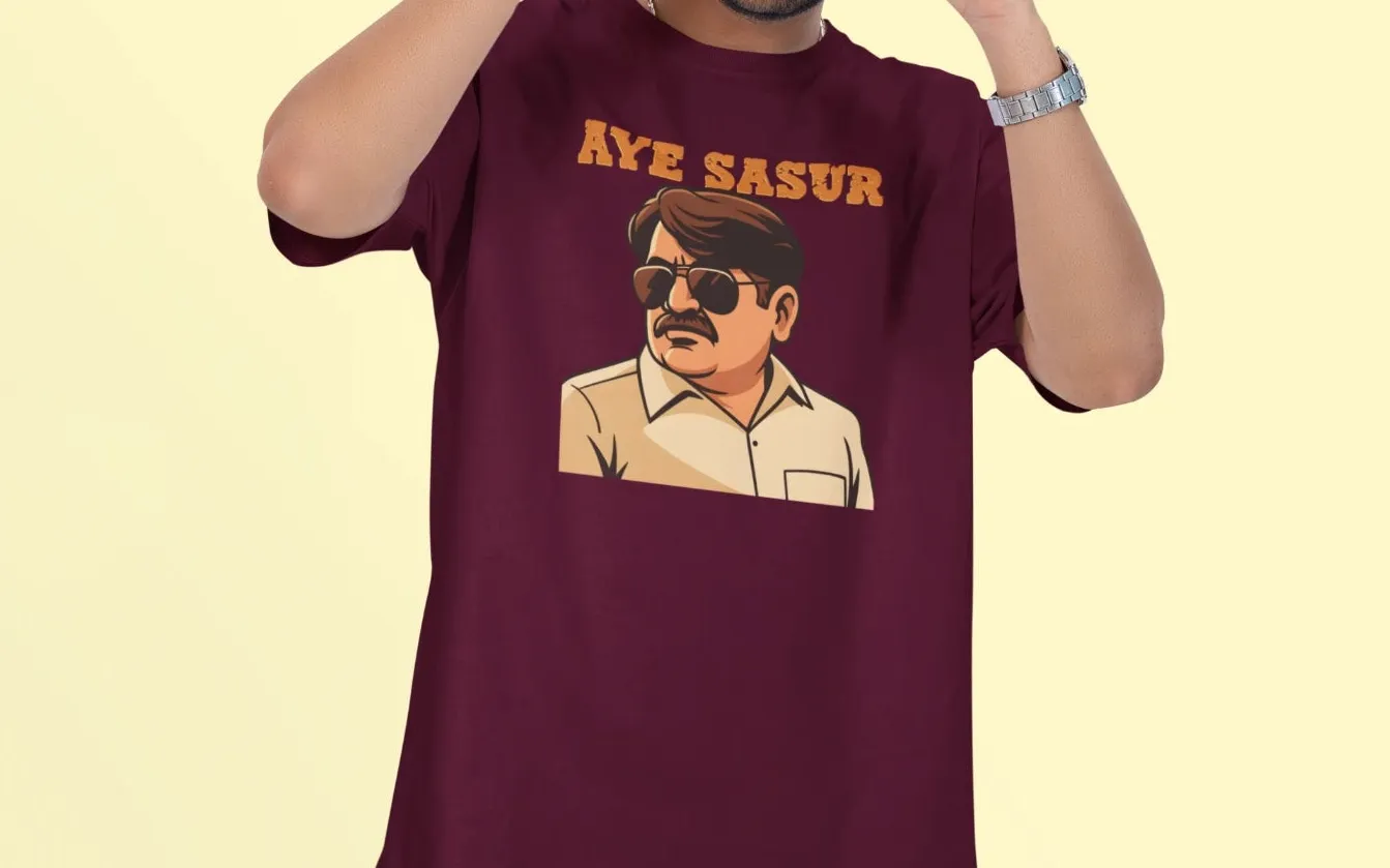 Aye Sasur Pradhaji Panchayat Oversized T-Shirt