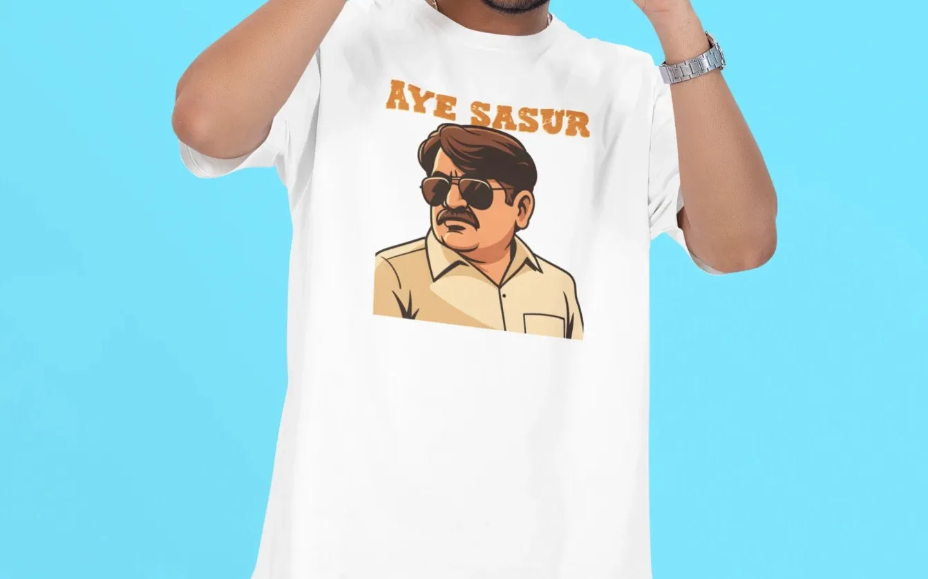 Aye Sasur Pradhaji Panchayat Oversized T-Shirt