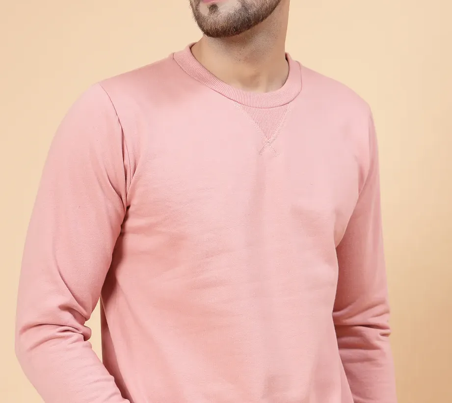 Beachscape Fleece Peach Sweatshirt