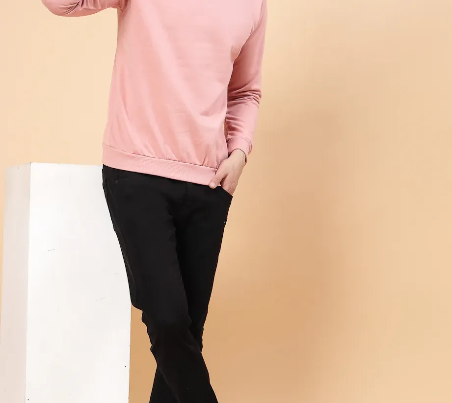 Beachscape Fleece Peach Sweatshirt