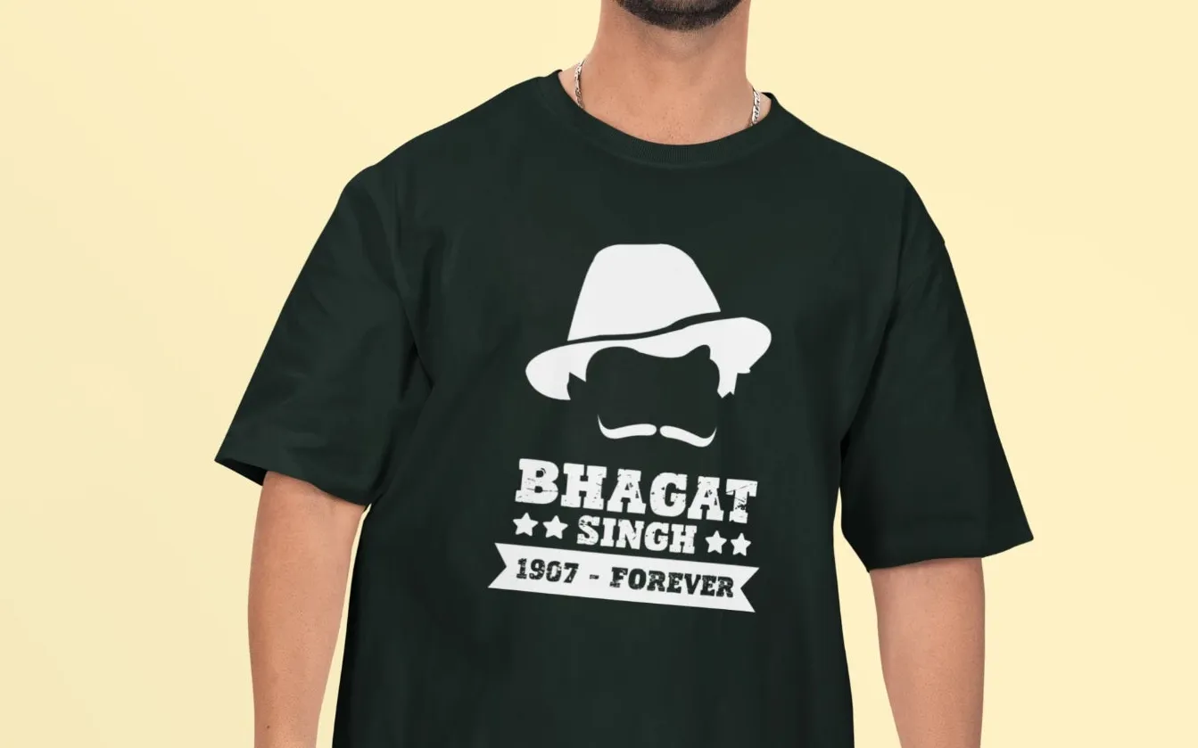 Bhagat Singh 1907-Forever Oversized T-Shirt