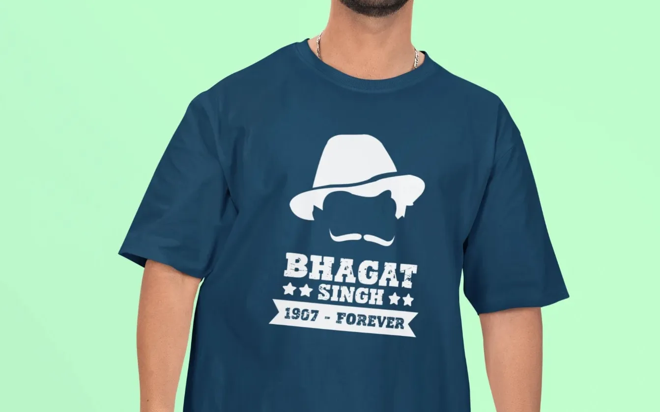 Bhagat Singh 1907-Forever Oversized T-Shirt