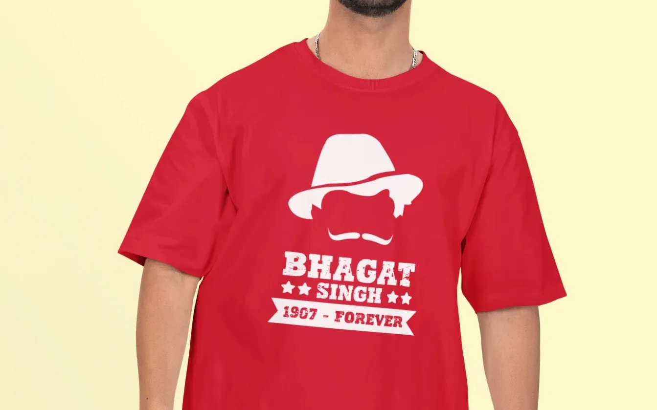 Bhagat Singh 1907-Forever Oversized T-Shirt