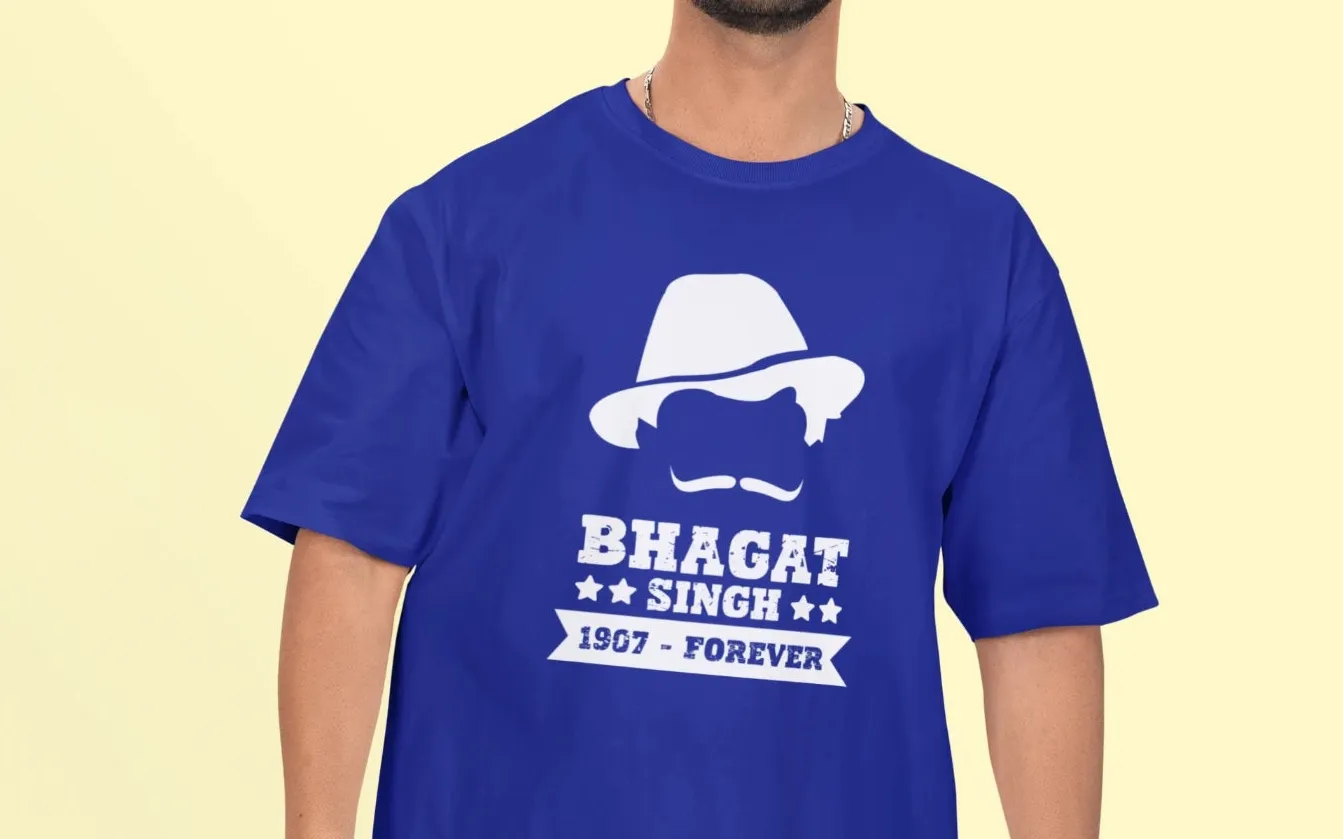 Bhagat Singh 1907-Forever Oversized T-Shirt