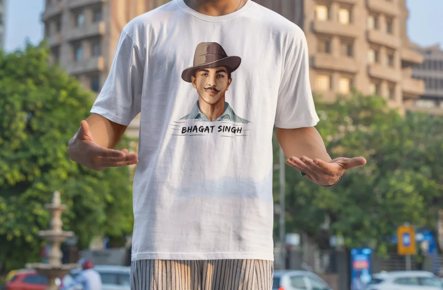 Bhagat Singh Oversized T-shirt