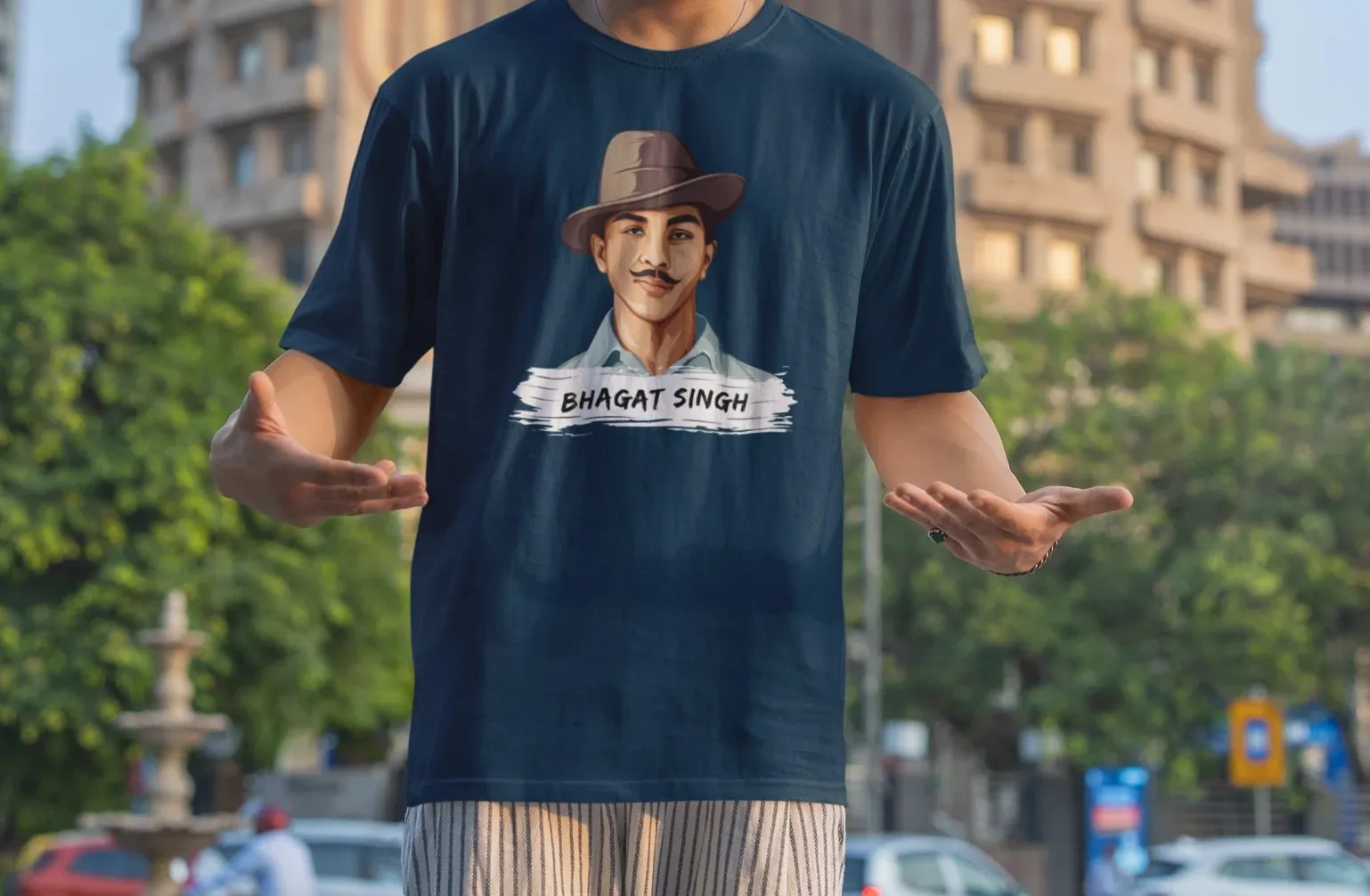 Bhagat Singh Oversized T-shirt