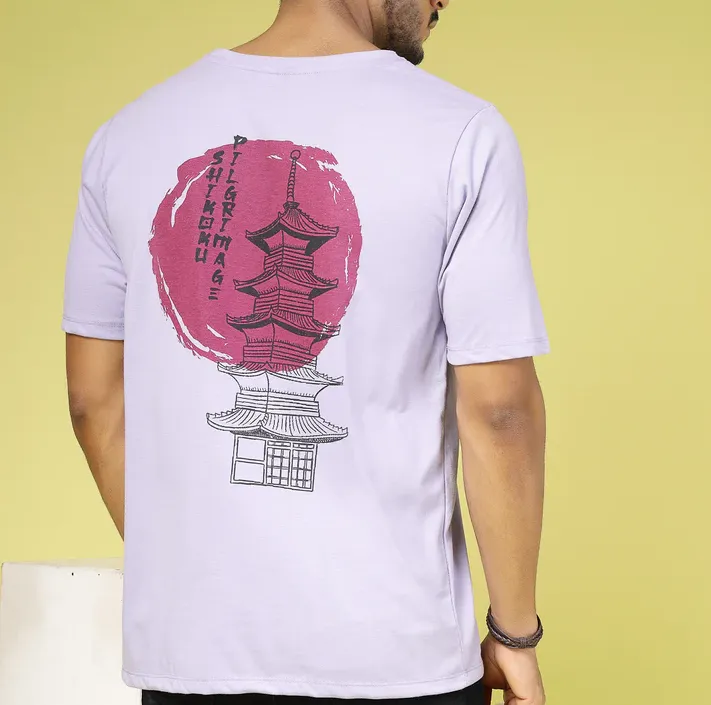 Bold Statement Light Purple T-shirt