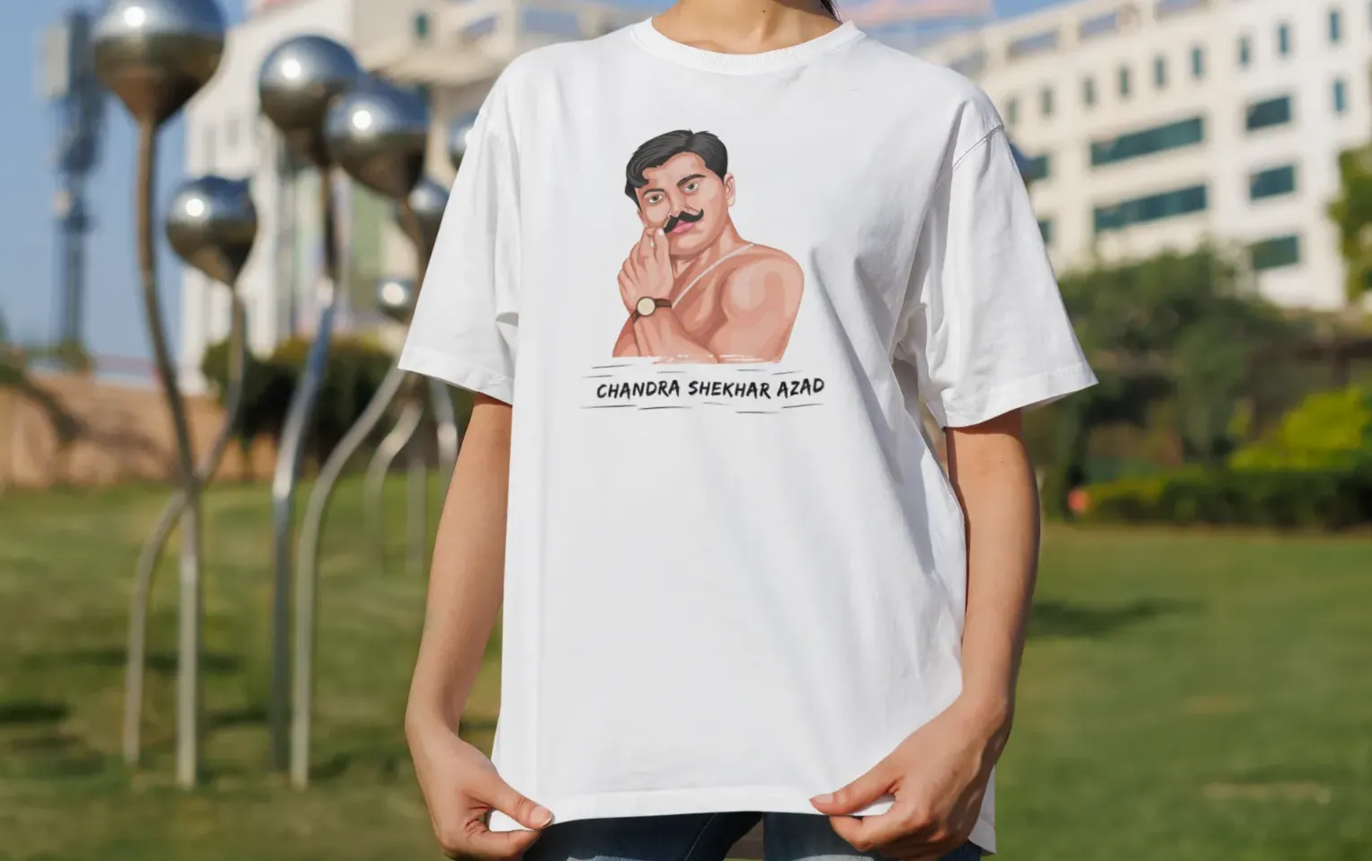 Chandra Shekhar Azad Oversized T-Shirt