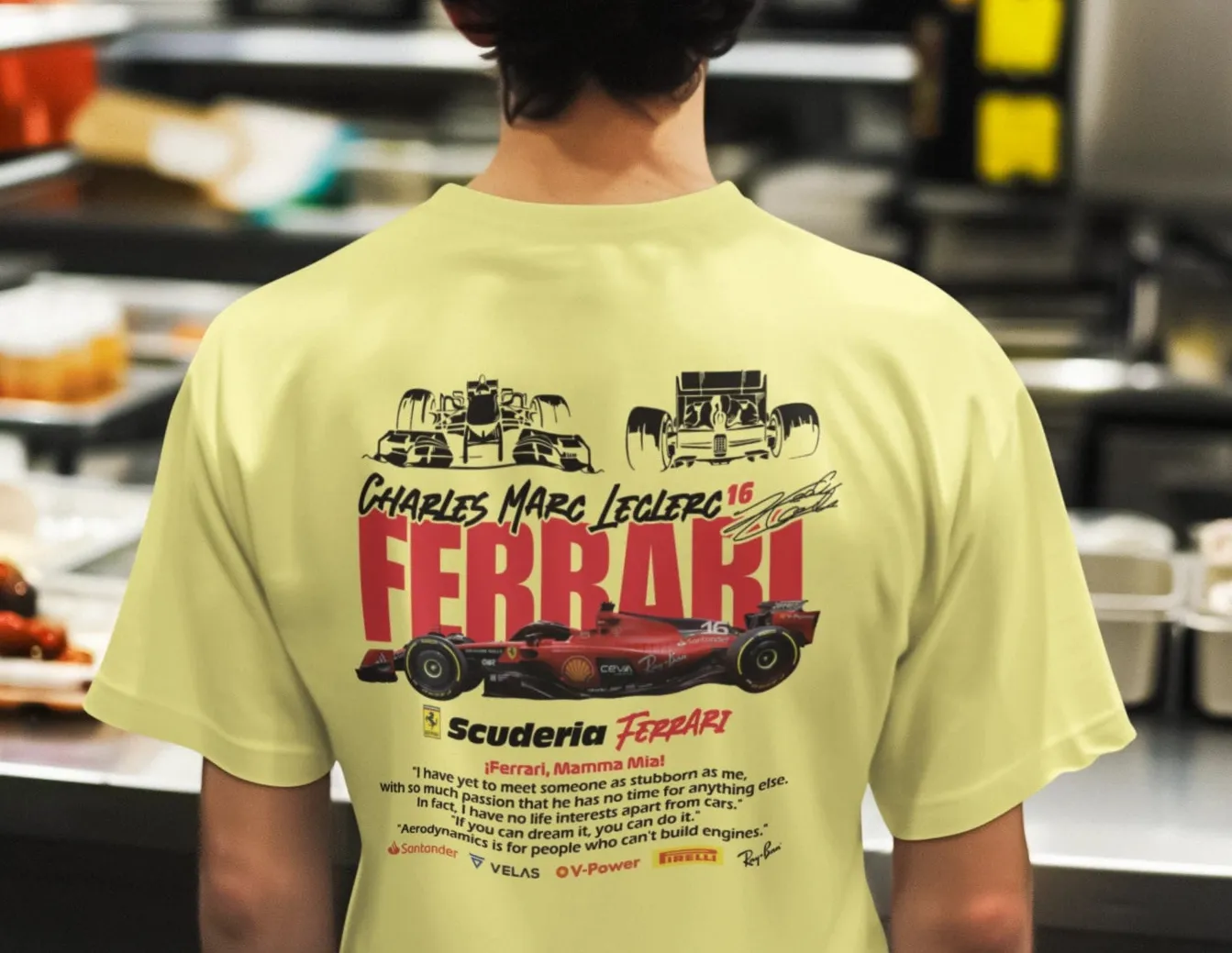 Charles Leclerc Ferrari T-Shirt