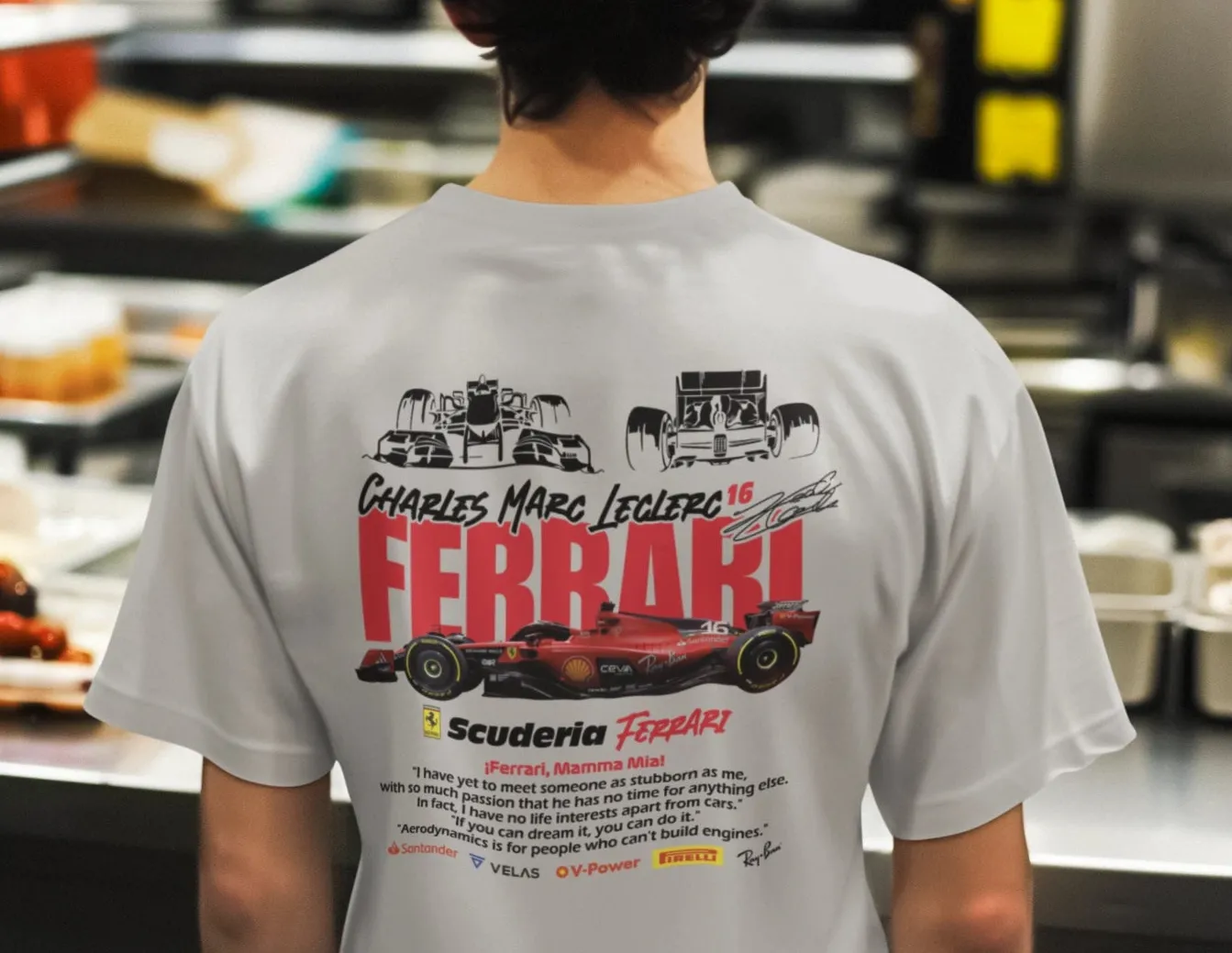 Charles Leclerc Ferrari T-Shirt