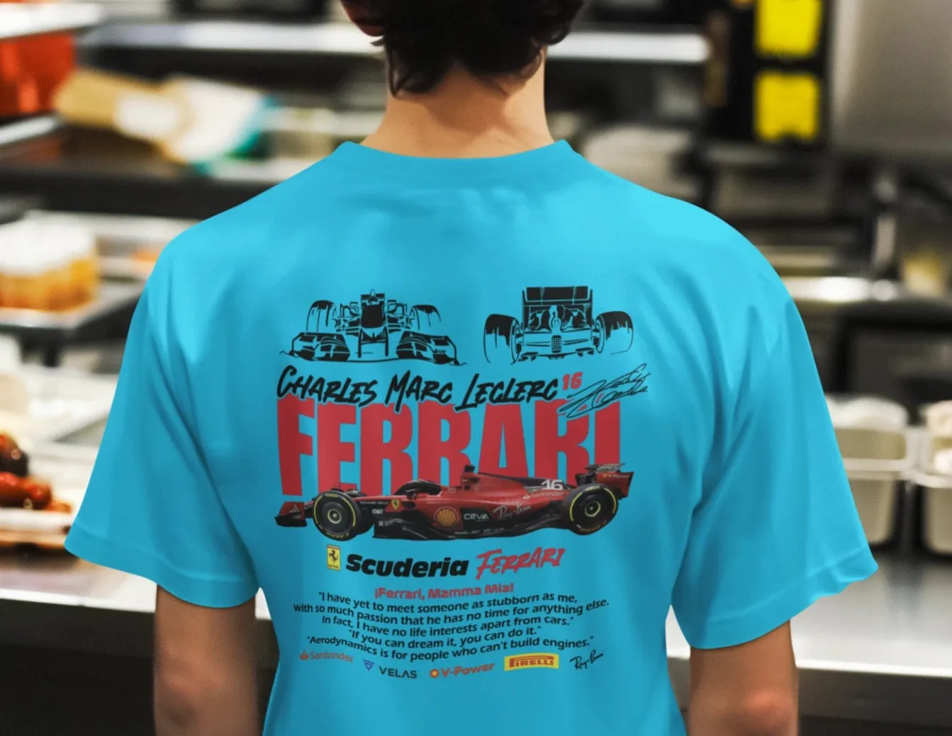 Charles Leclerc Ferrari T-Shirt