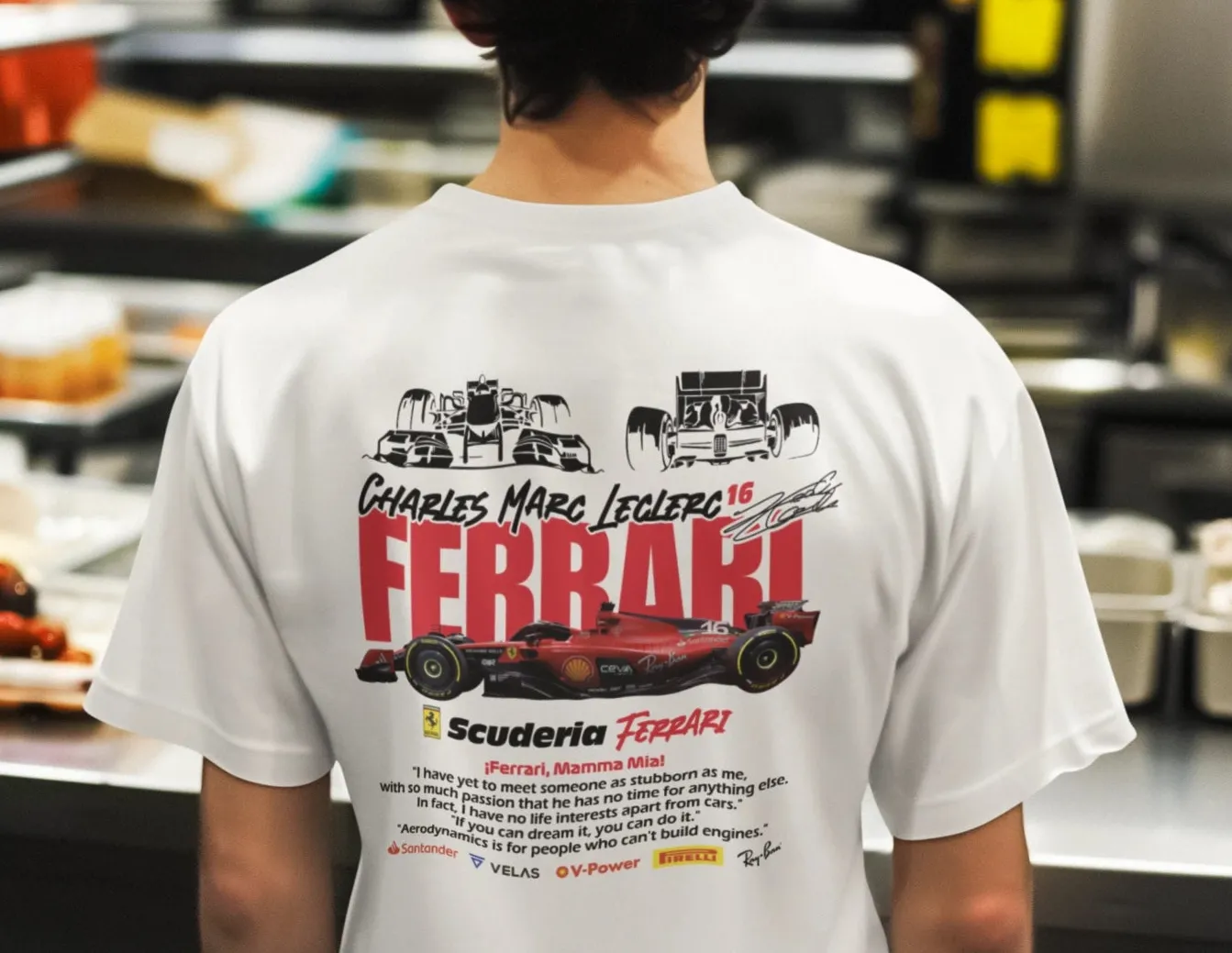 Charles Leclerc Ferrari T-Shirt