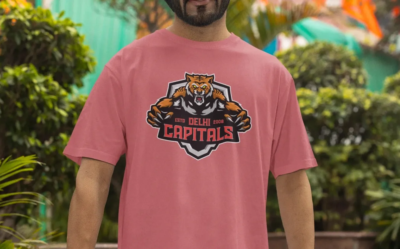 Delhi Capitals EST 2008 Oversized T-Shirt