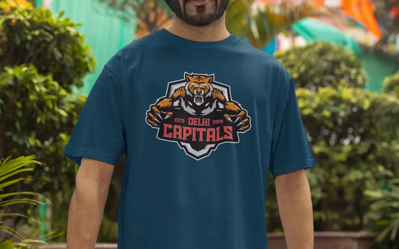 Delhi Capitals EST 2008 Oversized T-Shirt