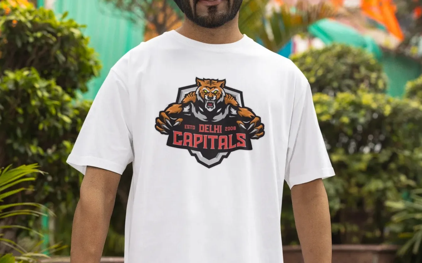 Delhi Capitals EST 2008 Oversized T-Shirt