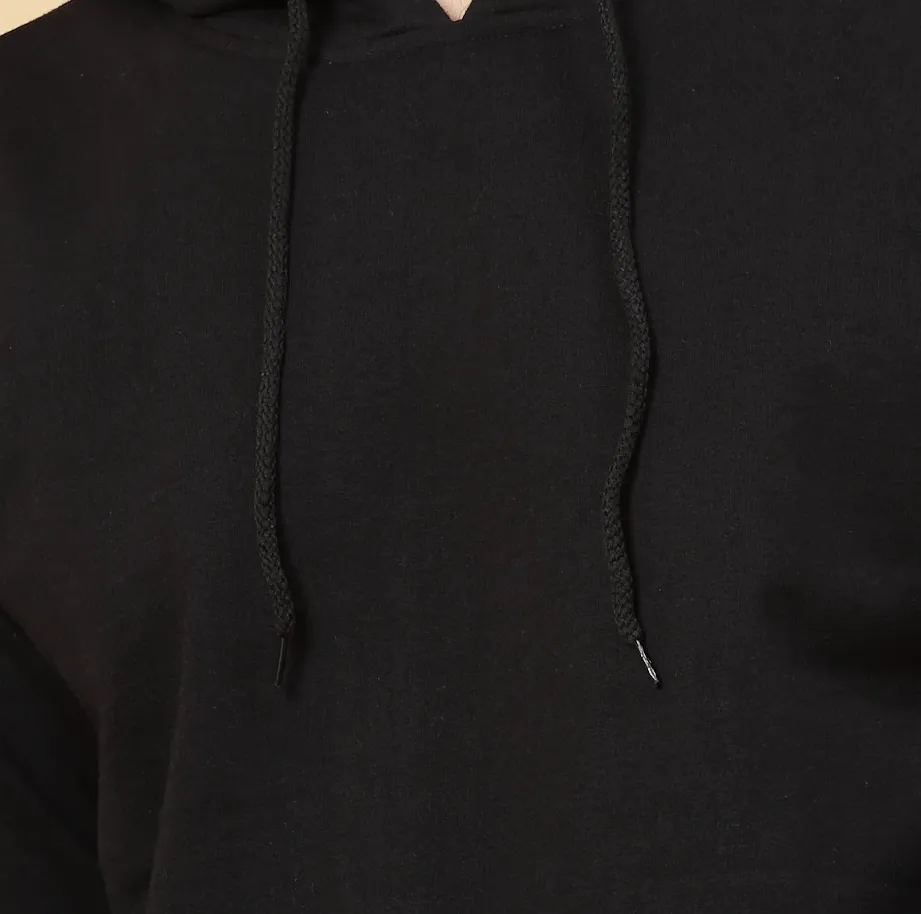 Everyday Fleece Oversized Black Sweatshirt
