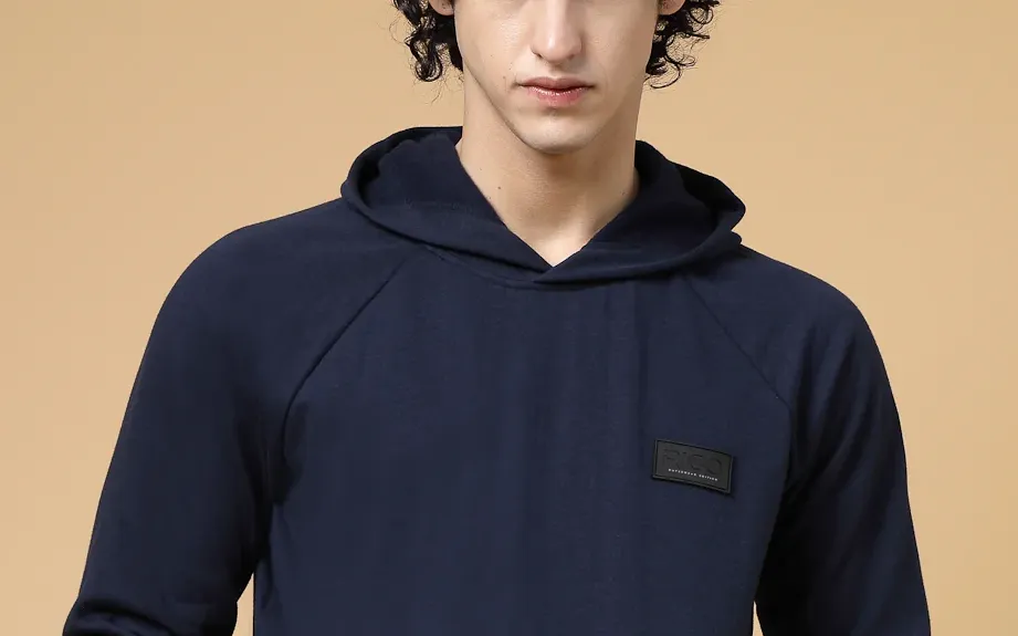 Exotica Fleece Navy Blue Sweatshirt