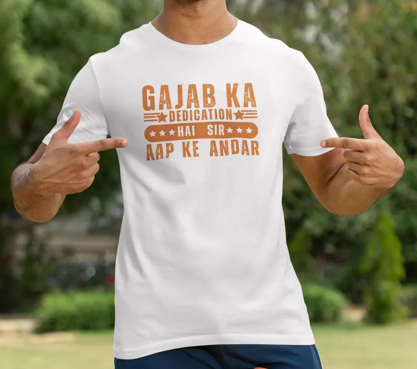 Gajab ka dedication hai sir aap ke andar T-Shirt