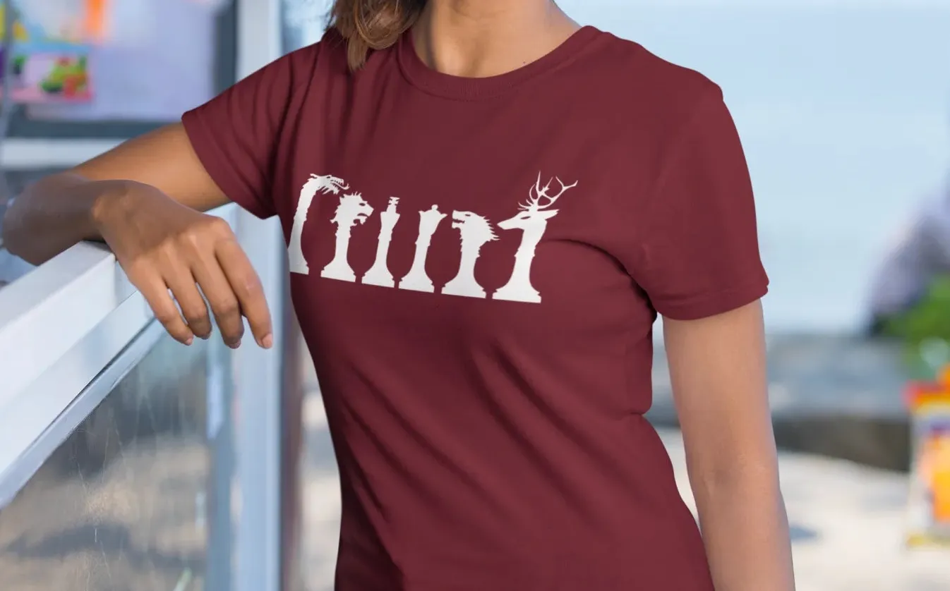Game of Thrones Chess Houses T-Shirt