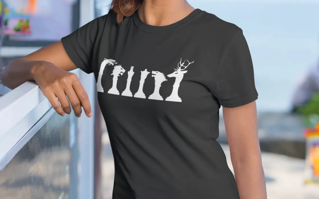 Game of Thrones Chess Houses T-Shirt
