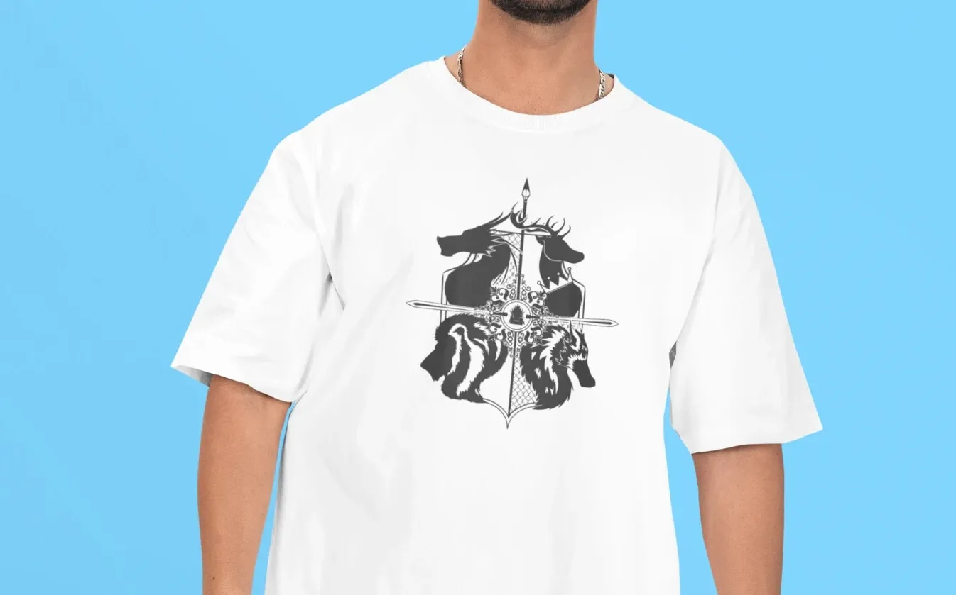 Game of Thrones Houses Oversized T-Shirt
