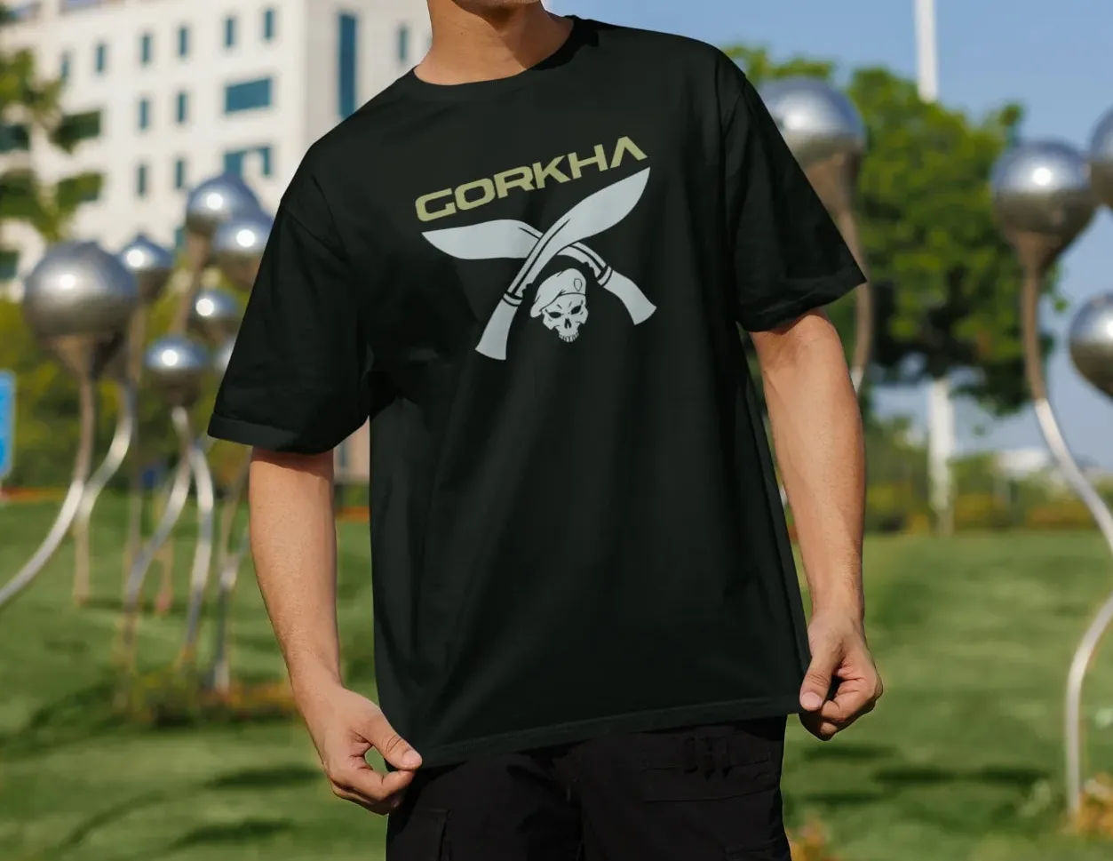 Gorkha Kukri Oversized T-Shirt