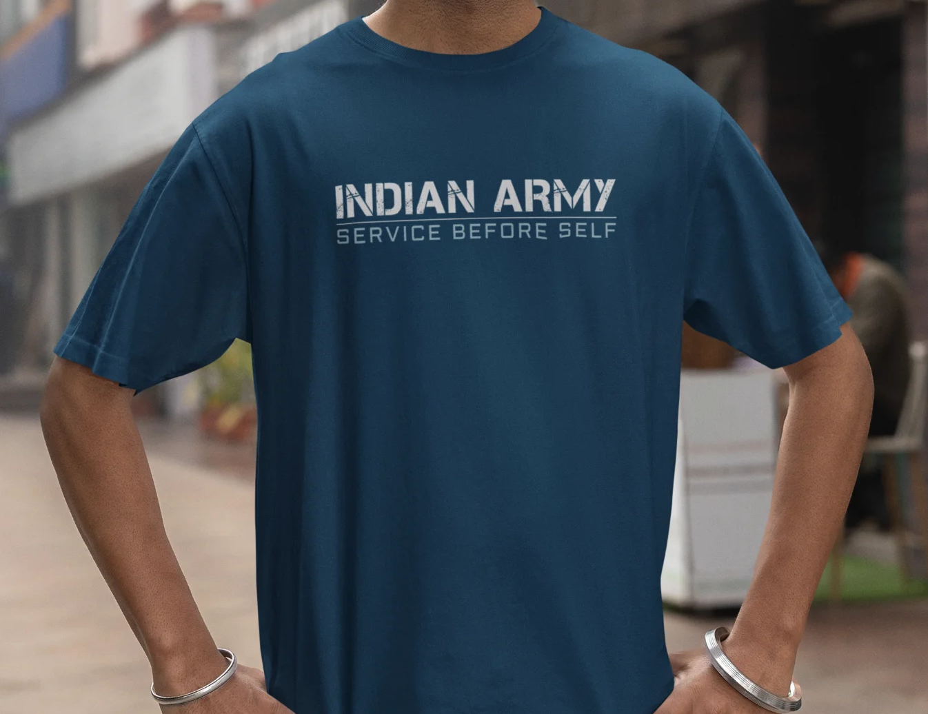 Indian Army - Service before self Oversized T-Shirt