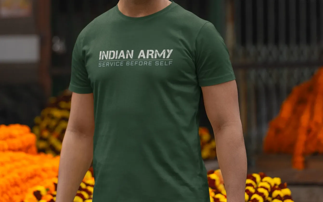 Indian Army - Service before self T-Shirt