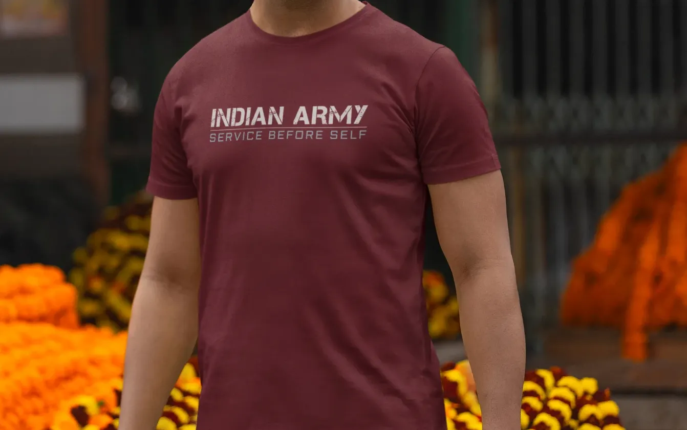 Indian Army - Service before self T-Shirt