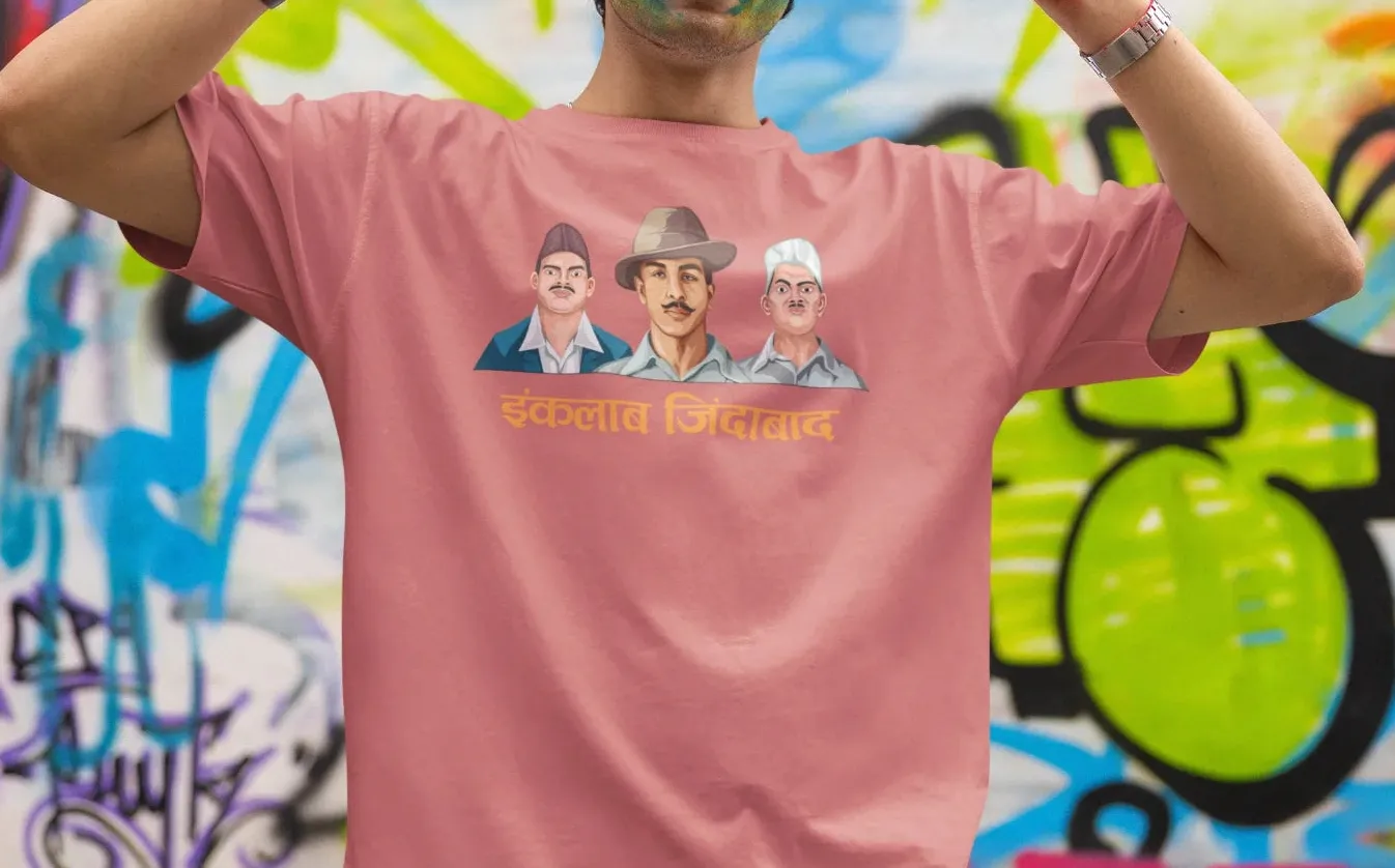 Inquilab Zindabad Oversized T-Shirt