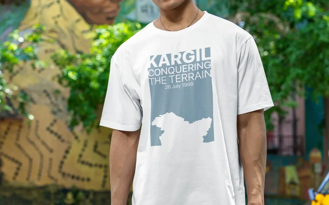 Kargil Conquering the terrain Oversized T-Shirt