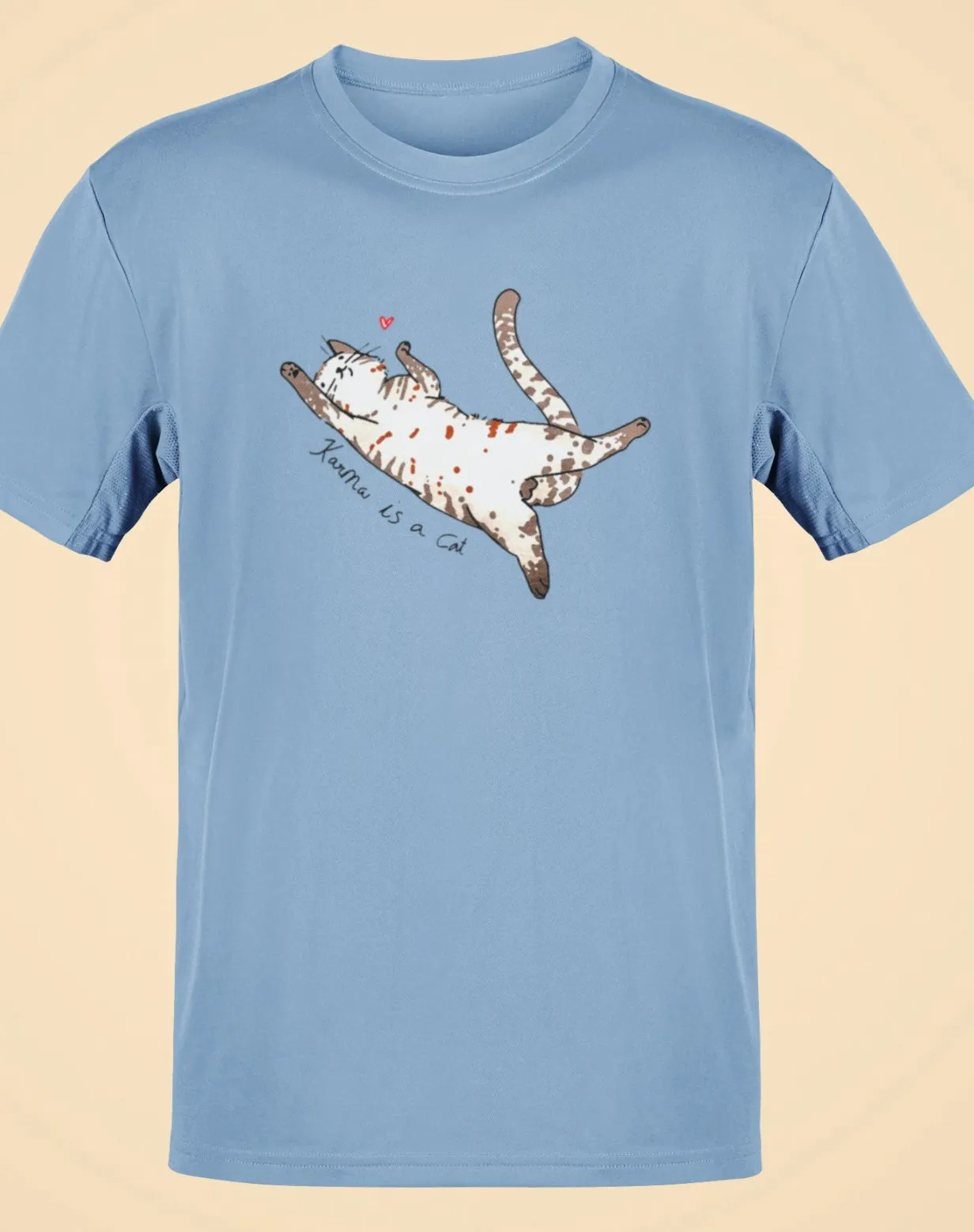 Karma is a cat Oversized T-Shirt