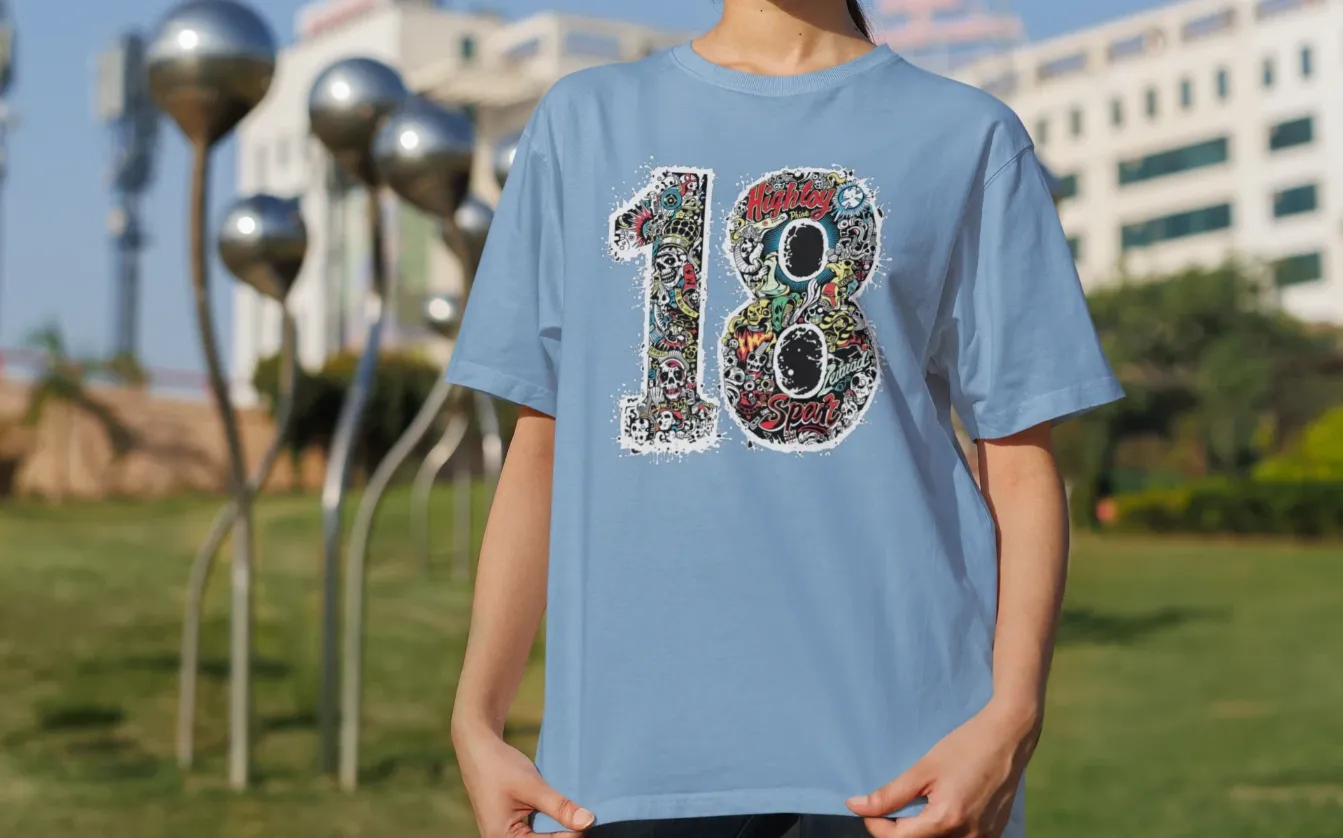 Kohli Number 18 Oversized T-Shirt