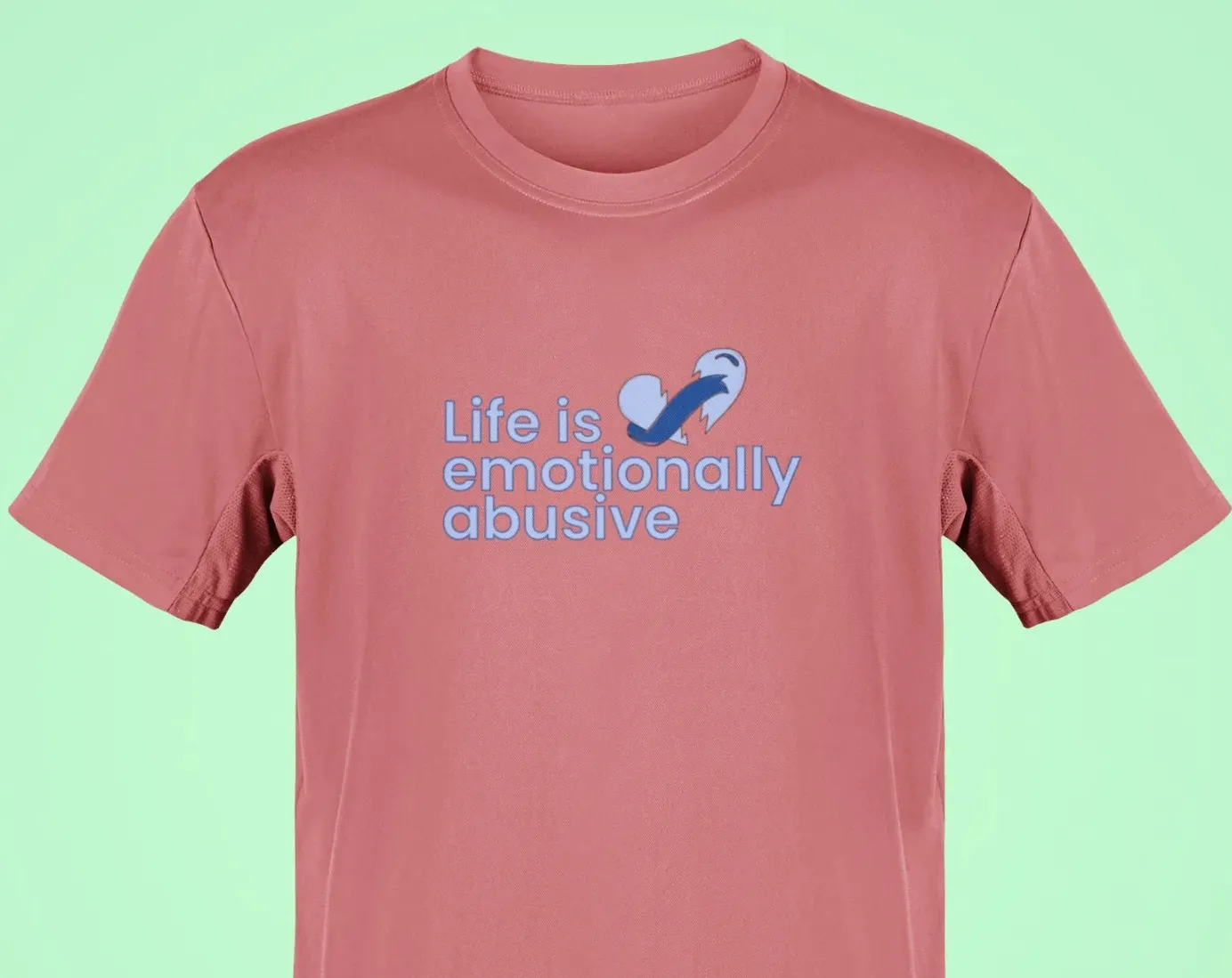 Life is emotionally abusive Oversized T-Shirt