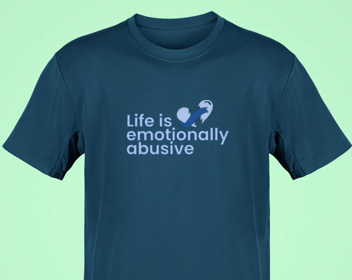 Life is emotionally abusive Oversized T-Shirt