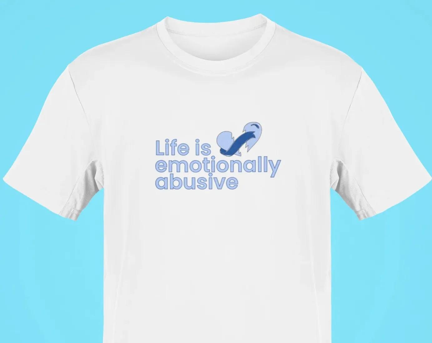 Life is emotionally abusive Oversized T-Shirt