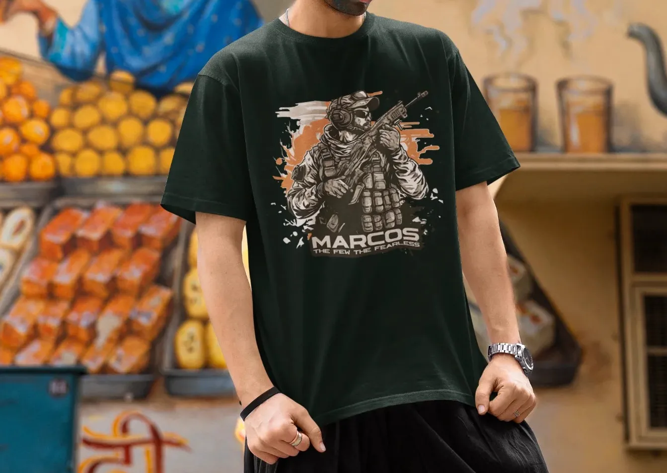 MARCOS - The few, the fearless Oversized T-Shirt