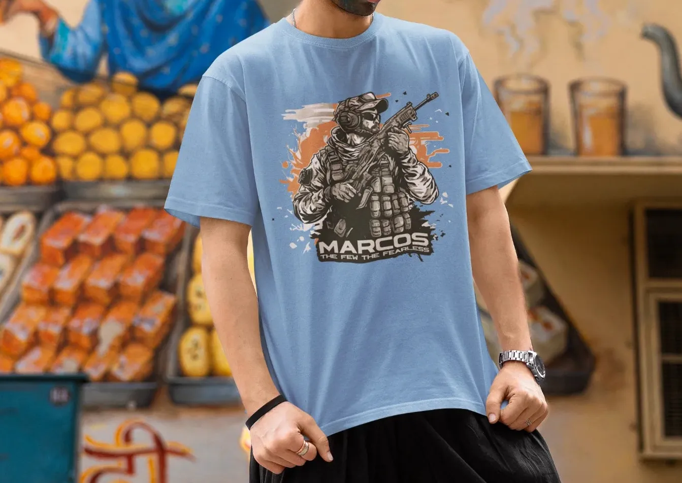 MARCOS - The few, the fearless Oversized T-Shirt