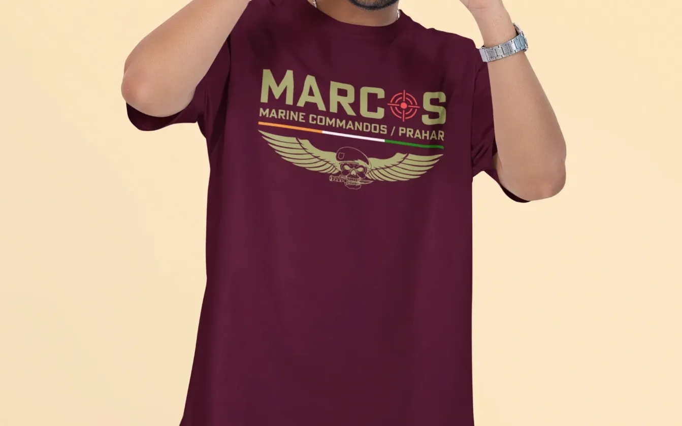 MARCOS Marine Commandos Oversized T-Shirt