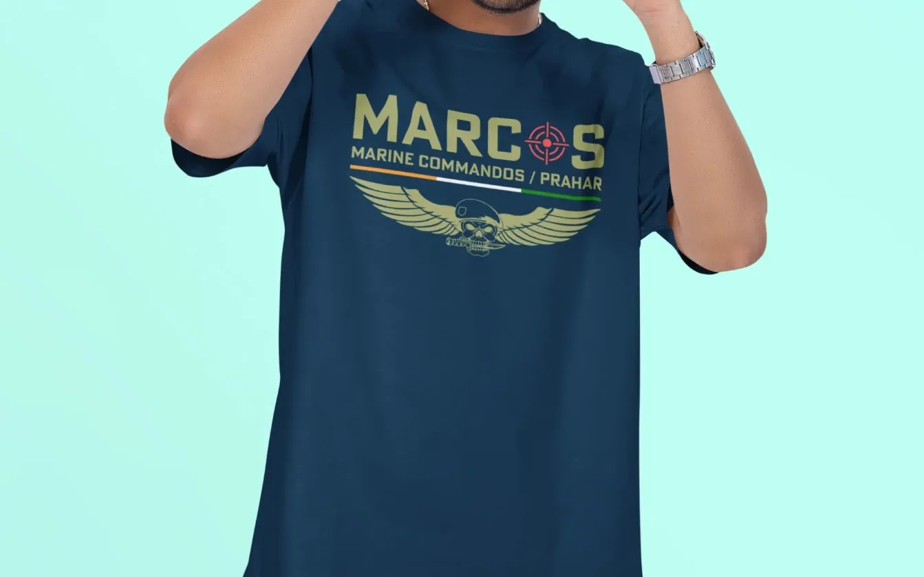 MARCOS Marine Commandos Oversized T-Shirt