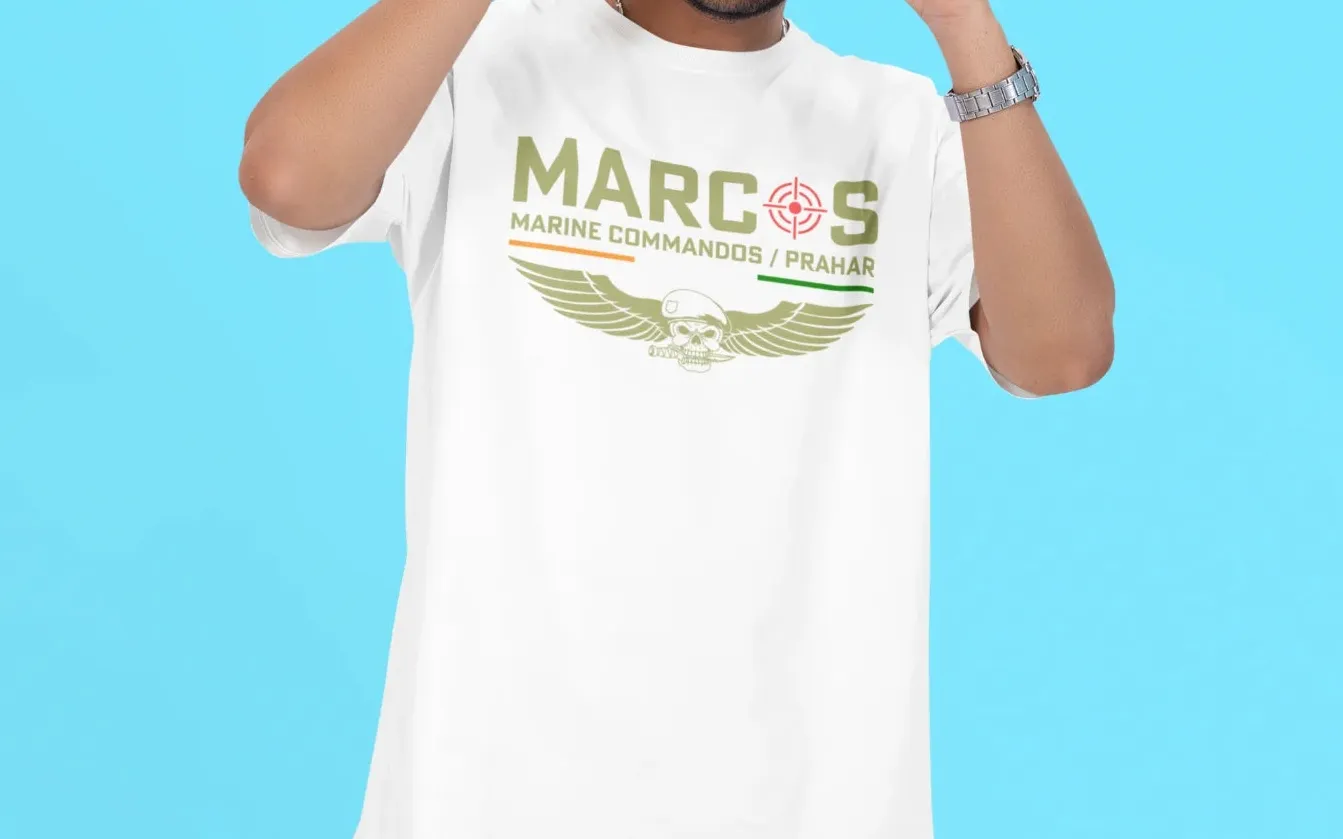 MARCOS Marine Commandos Oversized T-Shirt