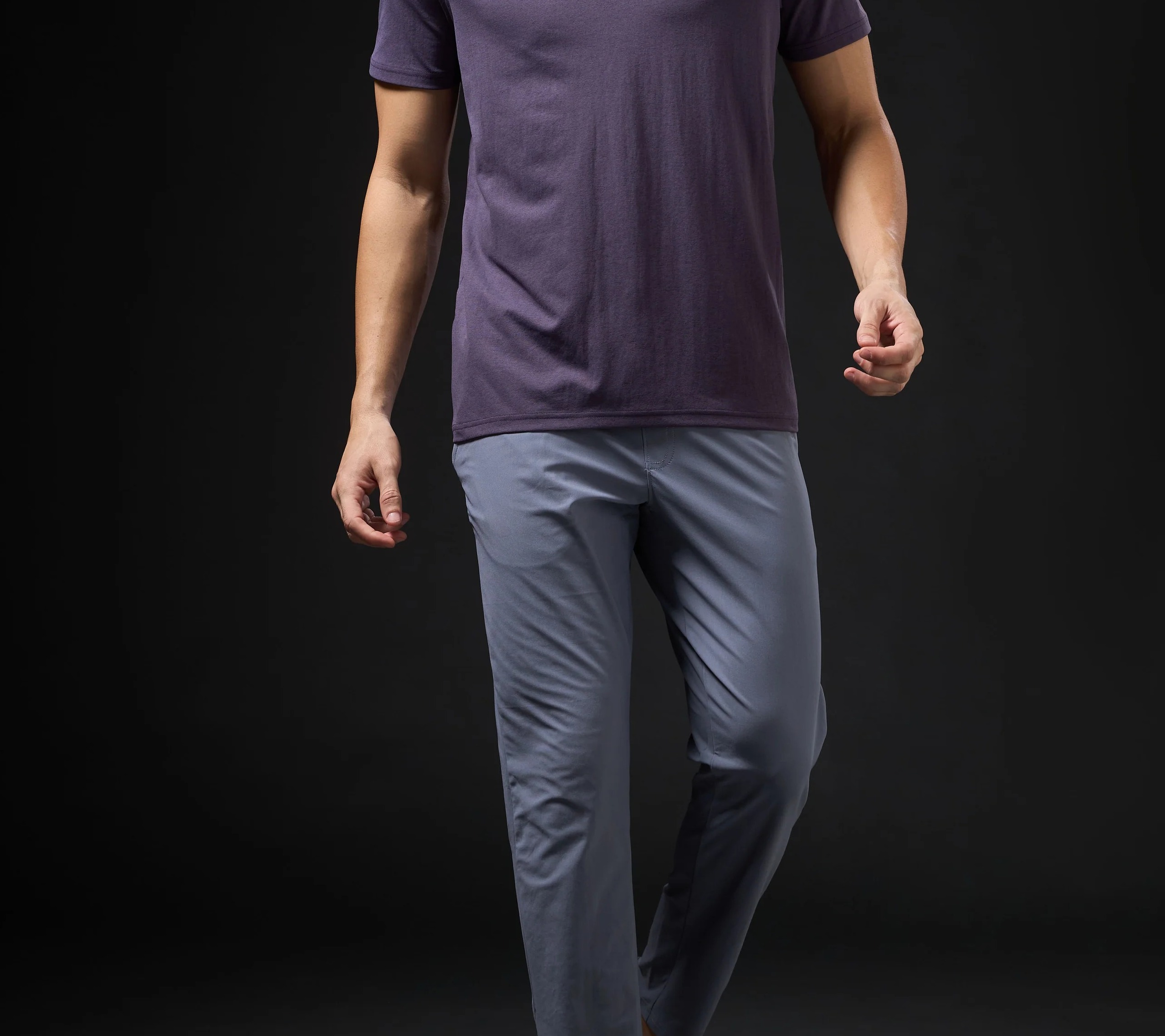 Men Solid Slim Fit Polo Grape Wine T-shirt