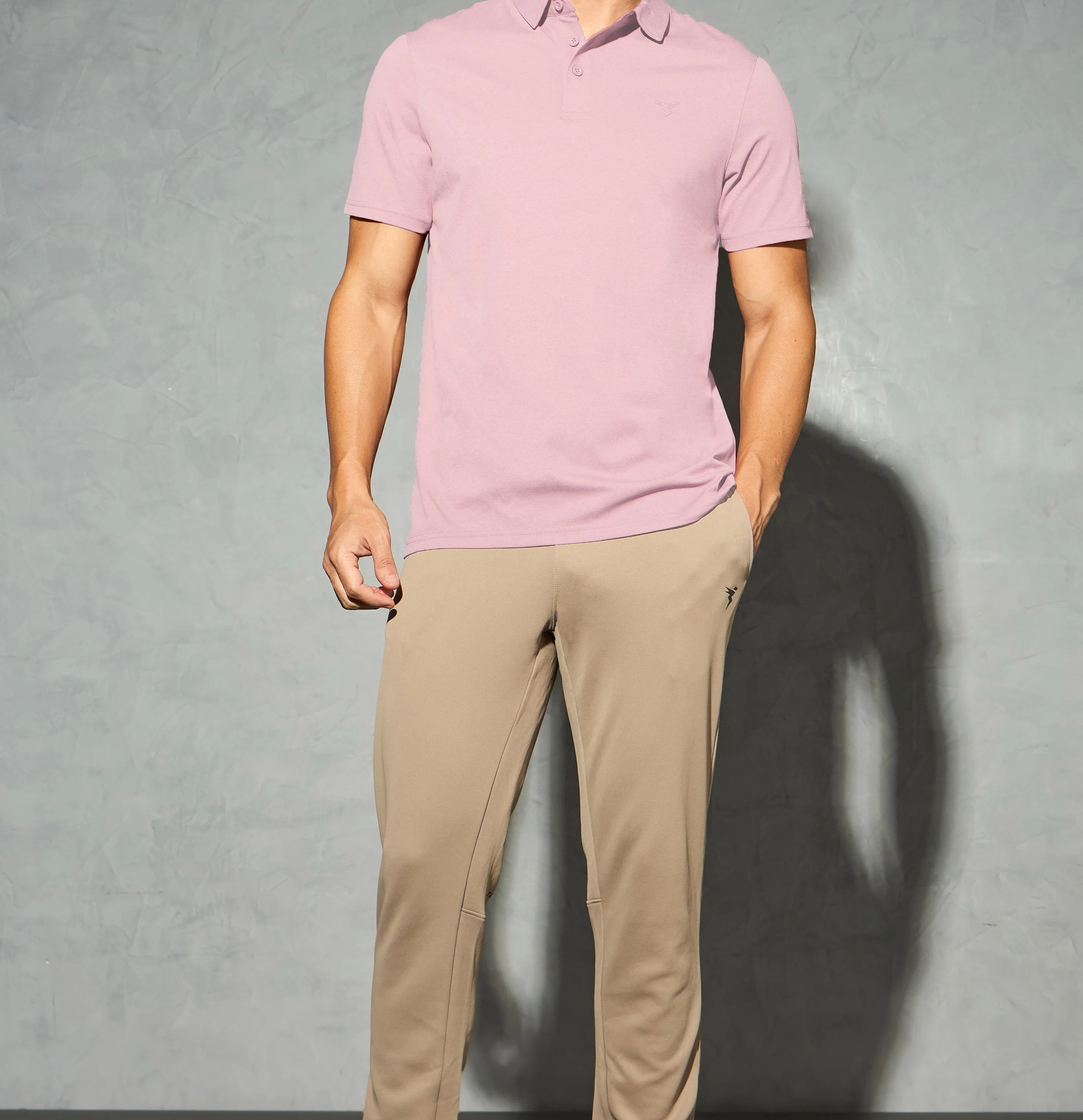 Men Solid Slim Fit Polo Modern Brown T-shirt