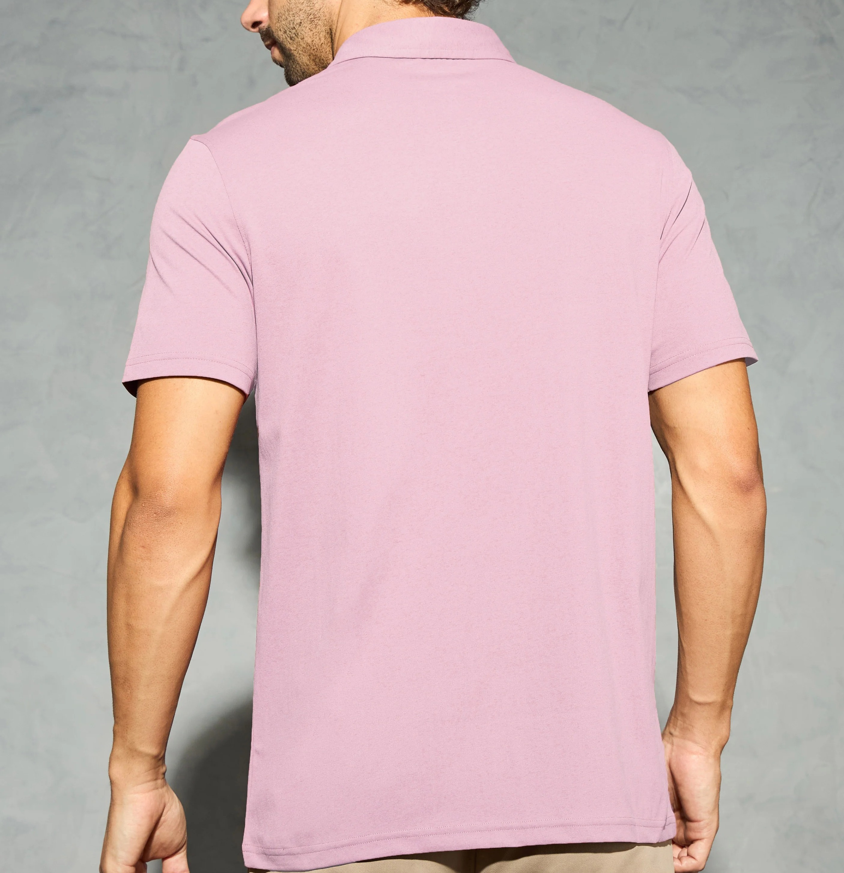 Men Solid Slim Fit Polo Modern Brown T-shirt