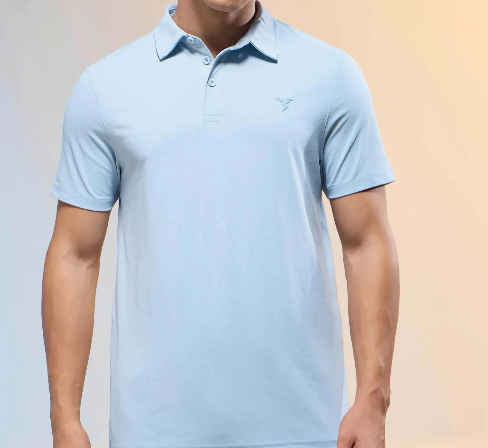 Men Solid Slim Fit Polo Omphalodes T-shirt