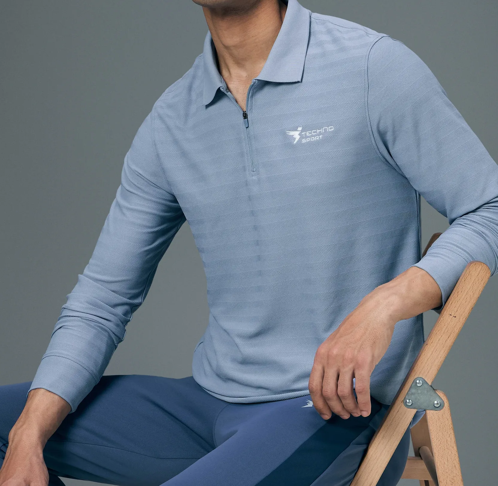 Men Solid Slim Fit Polo Sports Troposphere Red T-shirt