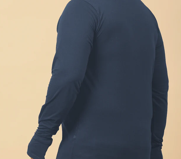 Mens Solid Cotton Jersey Tee