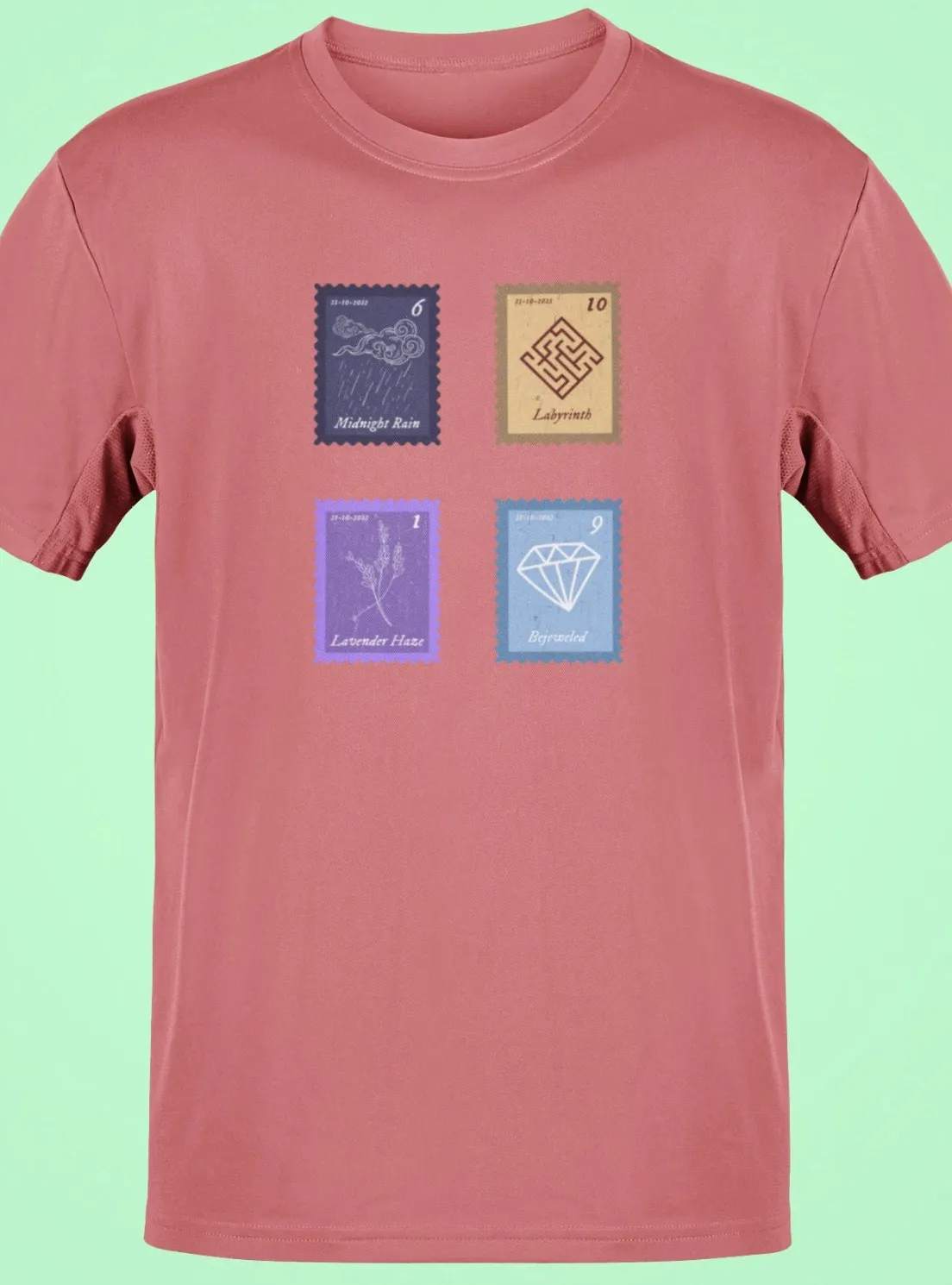 Midnights Song Stamps Midnight Rain Oversized T-Shirt